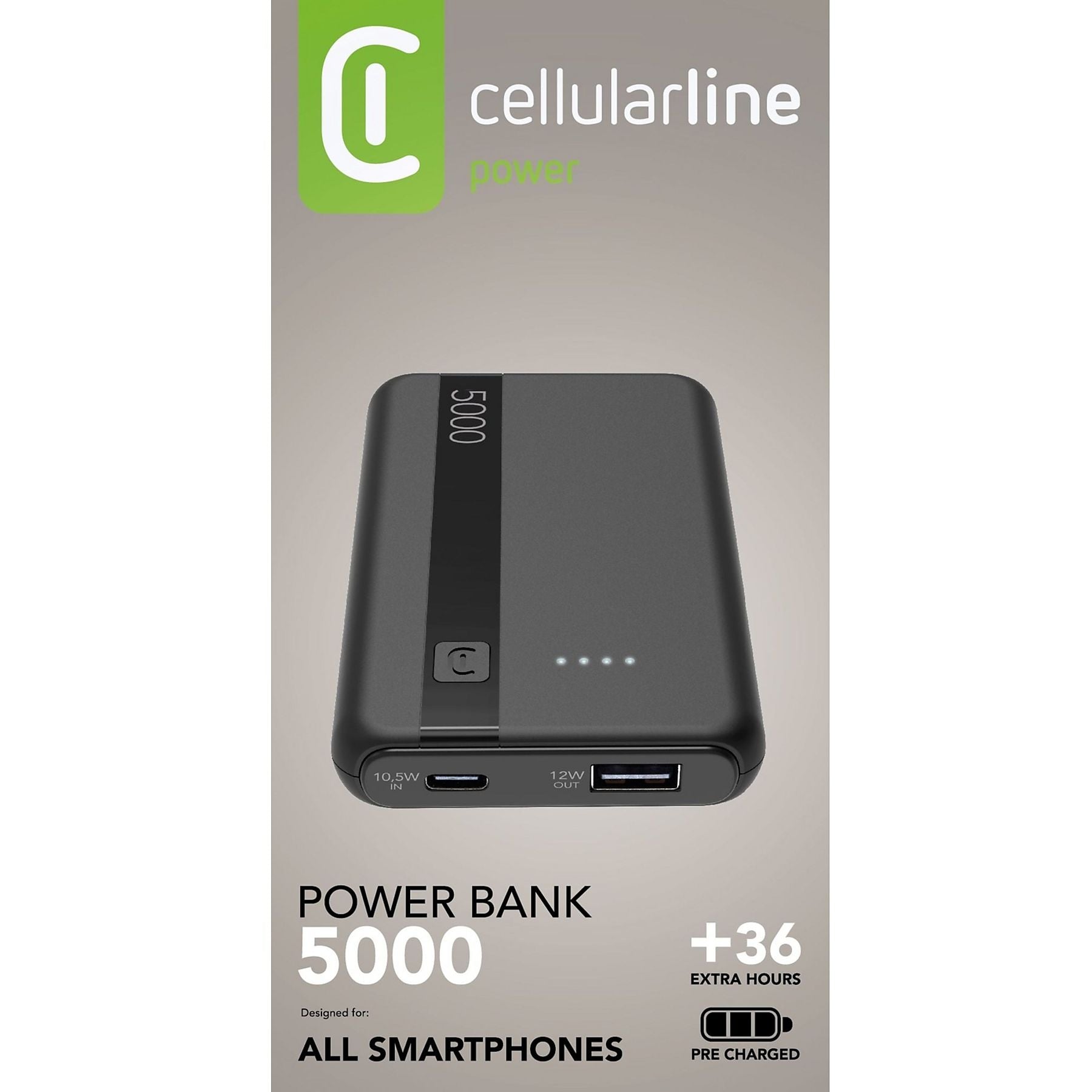 POWER BANK CELLULARLINE 5000 mAh