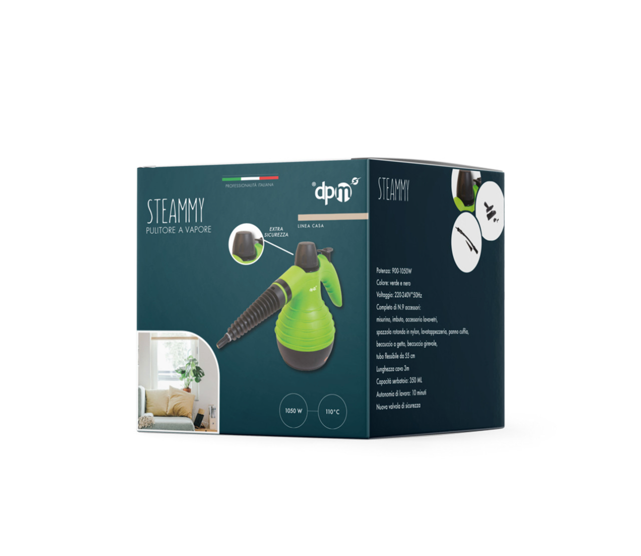 PULITORE A VAPORE STEAMMY DPM